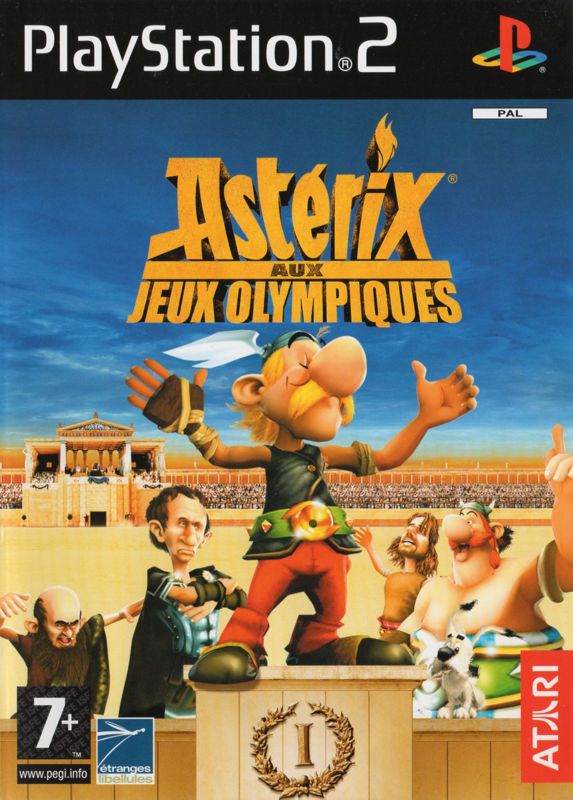 Asterix at the Olympic Games box art for Playstation 2